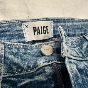 PAIGE Distressed Denim Blue Jeans Size 29
